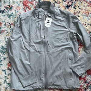 Men’s lightweight full-zip golf jacket